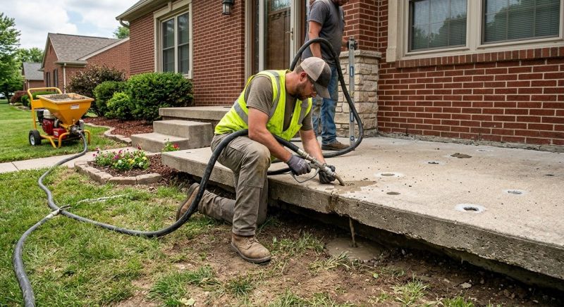 Concrete Leveling in Des Moines, IA