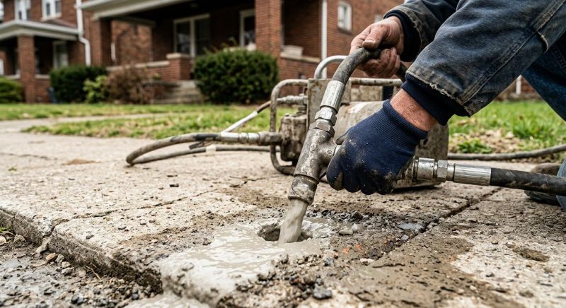 Concrete Leveling in Des Moines, IA