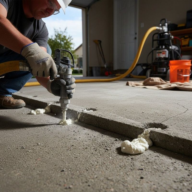 Garage Floor Leveling