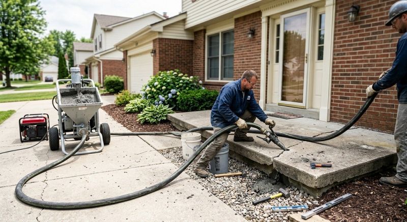Garage Settling Repair in Columbus, OH