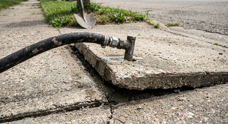 Sidewalk Leveling in San Antonio, TX