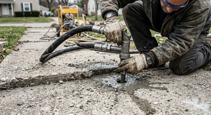 Sidewalk Raising in San Antonio, TX