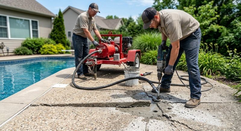 Sunken Patio Repair in Columbus, OH